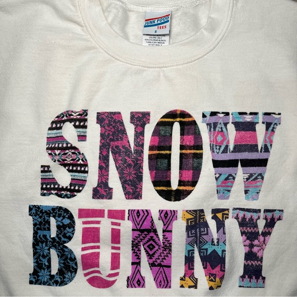 JUNK FOOD CLOTHING Snow Bunny Sweatshirt - Picture 2 of 3